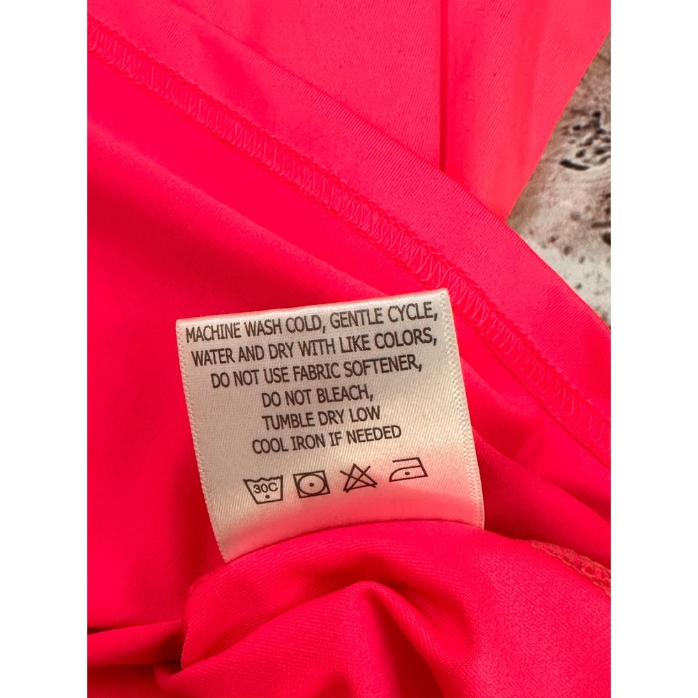Birdies and Bows Womens Pink Lime Green Ruffle Golf Polo and Shorts Set Small - Picture 15 of 16